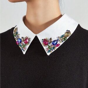 NWOT - Embellished collar